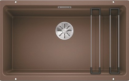Кухонная мойка Blanco Etagon 700-U, отводная арматура, мускат 525175