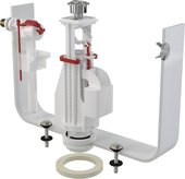 Выпускной комплект Alca с двойной кнопкой, впускной клапан 1/2" с боковой подводкой металл SA08K 1/2" CHROM