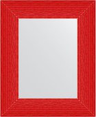 Зеркало Evoform Definite 470x570 в багетной раме 89мм, красная волна BY 3900
