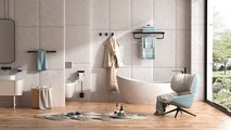 Полотенцедержатель с полкой Wonzon & Woghand Carbon, чёрный матовый WW-7781