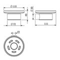 Мыльница Kludi Vela R настенная, белый матовый 5898553