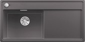 Кухонная мойка Blanco Zenar XL 6S-F, чаша слева, клапан-автомат, тёмная скала 523910