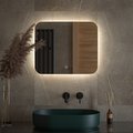 Зеркало Defesto Opti, LED-подсветка 19W, 60x50, сенсорный выключатель, нейтральный белый свет DF 2803SH