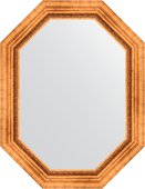 Зеркало Evoform Polygon 660x860 в багетной раме 88мм, римское золото BY 7163