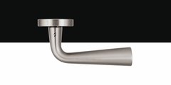 Ручка дверная Colombo Tender, d50, с накладкой для англ.замка, никель матовый MG11RY nikelmat