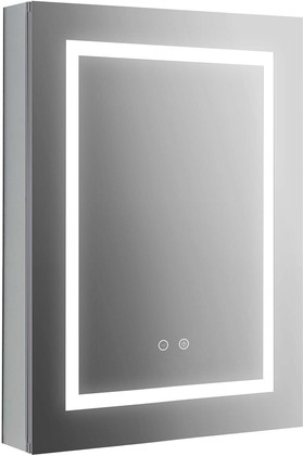 Шкаф зеркало для ванной Aquatek круговая подсветка, 500x700x133 AQ7504-MLC
