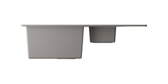 Кухонная мойка Omoikiri Daisen 78-2T-GR, с крылом, leningrad grey 4993585