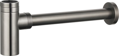 Сифон для раковины AQUAme цилиндр, Gun metal AQM7010GM