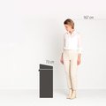 Мусорный бак Brabantia Touch Bin New, 40л, чёрный матовый 114847