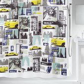Штора для ванной Spirella Big Apple, 180x200см, текстиль, мультиколор 1019024