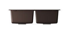 Кухонная мойка Omoikiri Bosen 80-2 DC, две чаши, тёмный шоколад 4993840
