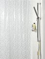 Штора для ванной Spirella Galet, 180x200см, полиэтилен, белый 1013028