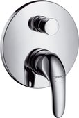 Наружная часть смесителя для ванны с переключателем, к iBox, хром Hansgrohe Focus E 31744000