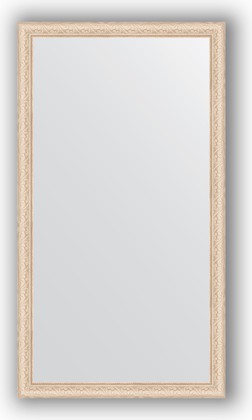 Зеркало Evoform Definite 740x1340 в багетной раме 57мм, беленый дуб BY 1101