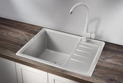 Кухонная мойка Granula Standart 5803, 580x500, кварц, Базальт 5803, БАЗАЛЬТ