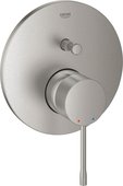 Смеситель для душа Grohe Essence скрытого монтажа, на 2 потребителя, суперсталь Supersteel Infinity 24167DC1