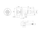 Гигиенический душ Bossini Paloma Brass, смеситель, лейка, шланг, хром E34007B.030