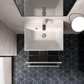 Тумба с умывальником AQUAme S1 60, подвесная, белый глянец AQM900160WH+1017000600001