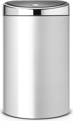 Мусорный бак Brabantia Touch Bin, 40л, серый металлик 361722