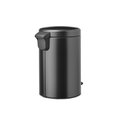 Мусорный бак с педалью Brabantia NewIcon 12л, тёмно-серый 233487