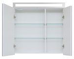 Зеркальный шкаф Dreja Max 80, LED-подсветка, белый глянец 77.9009W