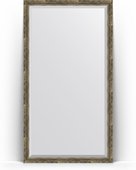 Зеркало Evoform Exclusive Floor 1080x1980 пристенное напольное, с фацетом, в багетной раме 70мм, старое дерево с плетением BY 6145