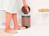 Мусорный бак с педалью Brabantia NewIcon 5л, светло-коричневый 233982