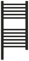 Полотенцесушитель электрический Сунержа Богема 3.0 прямая, 600x300, МЭМ левый, матовый чёрный 31-5804-6030