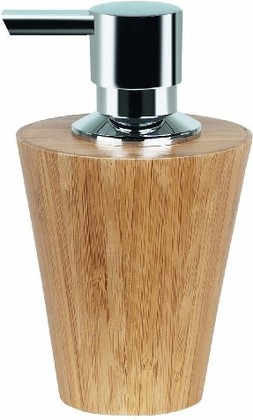 Дозатор для жидкого мыла Spirella Max-Wood настольный, дерево, коричневый 1013432