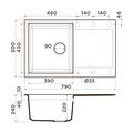Кухонная мойка Omoikiri Sakaime 79-GR Tetogranit, leningrad grey 4993553