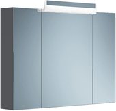 Шкаф зеркальный подвесной со светильником, 3 двери, 100x15x70см Verona Moderna MD604