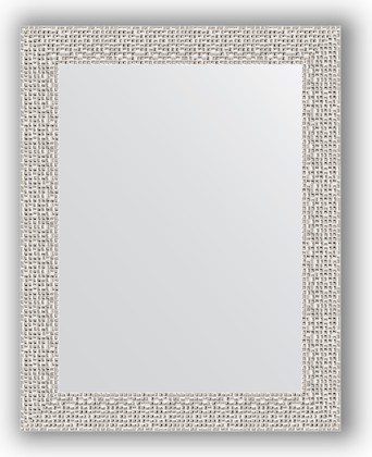 Зеркало Evoform Definite 380x480 в багетной раме 46мм, мозаика хром BY 3004