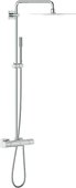 Душевая система с термостатом поворотная, для настенного монтажа, хром Grohe Rainshower F-series 10" 27469000