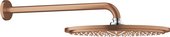 Душ верхний Grohe Rainshower Cosmopolitan 310, с настенным держателем, тёплый закат матовый 26066DL0
