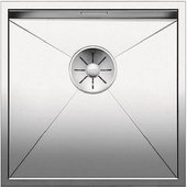 Кухонная мойка Blanco Zerox 400-U, отводная арматура, полированная сталь 521585