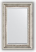 Зеркало Evoform Exclusive 560x860 с фацетом, в багетной раме 88мм, римское серебро BY 1237