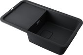 Кухонная мойка Omoikiri Tasogare 86-BL, оборачиваемая, Artgranit, чёрный 4993469