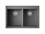 Кухонная мойка Omoikiri Bosen 80-2 PL, две чаши, платина 4993843