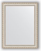 Зеркало Evoform Definite 650x850 в багетной раме 64мм, версаль серебро BY 3174