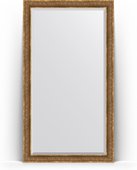 Зеркало Evoform Exclusive Floor 1140x2040 пристенное напольное, с фацетом, в багетной раме 101мм, вензель бронзовый BY 6171