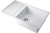Кухонная мойка Omoikiri Sumi 86-WH с крылом, tetogranit, белый 4993649