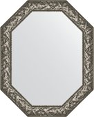 Зеркало Evoform Polygon 780x980 в багетной раме 99мм, византия серебро BY 7228