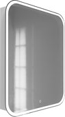 Зеркальный шкаф Jorno Briz 60, с подсветкой и сенсорным включателем, белый Bri.03.60/W
