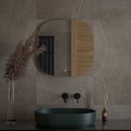 Зеркало Defesto Opti 60x60, LED подсветка, сенсорный выключатель, тёплый белый свет DF 2859S