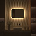 Зеркало с окантовкой Defesto Aura 70x50, LED подсветка, ИК-выключатель, тёплый белый свет DF 2974RH