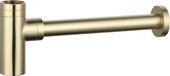 Сифон для раковины AQUAme цилиндр, Brushed gold AQM7010BG