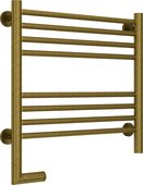 Полотенцесушитель электрический Сунержа Богема 2.0, прямая, 500x500, МЭМ слева, состаренная бронза 05-5204-5050