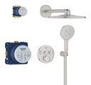 Душевая система Grohe Grohtherm SmartControl с Rainshower SmartActive 310, верхний и ручной душ, термостат, суперсталь 34863DC0