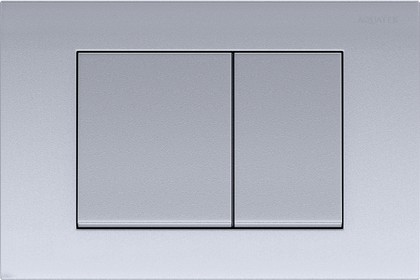 Панель смыва Aquatek, клавиши квадратные, хром матовый KDI-0000011