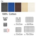 Размеры, цвета и формы ковриков для ванны и туалета от Spirella коллекции Tile